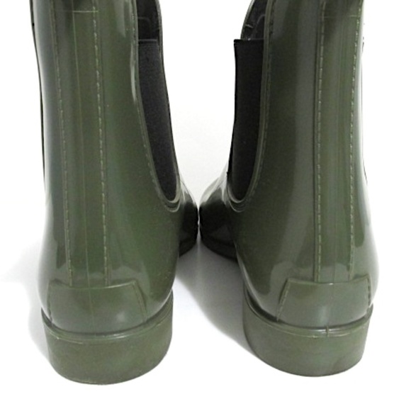 J.Crew Khaki Green Pull-on Ankle Boots, Size 9 - Picture 4 of 6